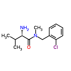 N-(2-Chlorobenzyl)-N-methyl-L-valinamide结构式