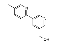 [5-(5-methylpyridin-2-yl)pyridin-3-yl]methanol Structure