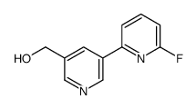 [5-(6-fluoropyridin-2-yl)pyridin-3-yl]methanol Structure