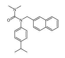 1,1-dimethyl-3-(naphthalen-2-ylmethyl)-3-(4-propan-2-ylphenyl)urea Structure