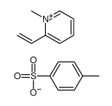 1-Methyl-2-vinylpyridinium·p-toluenesulfonate结构式