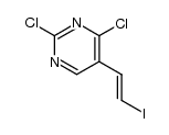 (E)-5-(2-iodovinyl)-2,4-dichloropyrimidine Structure