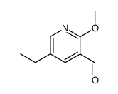 2-methoxy-5-ethylnicotinaldehyde结构式