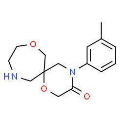 4-M-Tolyl-1,8-Dioxa-4,11-Diazaspiro[5.6]Dodecan-3-One结构式