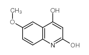 2,4-Dihydroxy-6-methoxyquinoline Structure