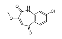 8-chloro-3-methoxy-1H-1-benzazepine-2,5-dione Structure