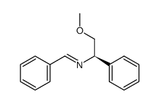 (R)-benzylidene-(2-methoxy-1-phenylethyl)amine结构式