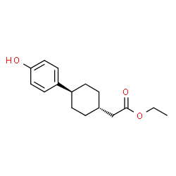 ethyl 2-((1r,4r)-4-(4-hydroxyphenyl)cyclohexyl)acetate图片