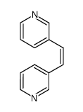 3-[(Z)-2-(3-pyridyl)-1-ethenyl]pyridine Structure