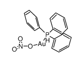 (triphenylphosphine)gold(I) nitrate结构式