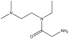 2-amino-N-(2-(dimethylamino)ethyl)-N-ethylacetamide结构式