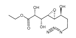 Ethyl (2R,3S,4S,5S,6S)-8-azido-4,5-epoxy-2,3,6-trihydroxyoctanoate结构式