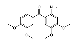 2-amino-4,5,3',4'-tetramethoxybenzophenone Structure