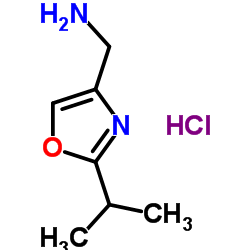 (2-ISOPROPYLOXAZOL-4-YL)METHANAMINE HYDROCHLORIDE picture