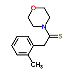 ETHANETHIONE, 2-(2-METHYLPHENYL)-1-(4-MORPHOLINYL)- Structure