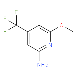 6-Methoxy-4-(trifluoromethyl)pyridin-2-amine Structure