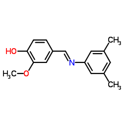 4-{(E)-[(3,5-Dimethylphenyl)imino]methyl}-2-methoxyphenol Structure