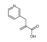 3-Pyridinepropanoicacid,-alpha--methylene-(9CI) Structure