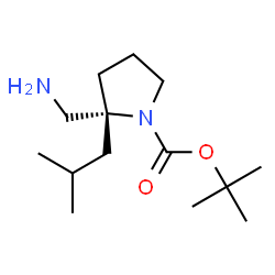 tert-butyl (2R)-2-(aminomethyl)-2-(2-Methylpropyl)pyrrolidine-1-carboxylate picture