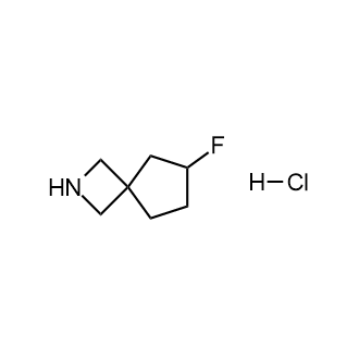 6-fluoro-2-azaspiro[3.4]octanehydrochloride Structure