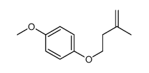 1-methoxy-4-(3-methylbut-3-enoxy)benzene Structure