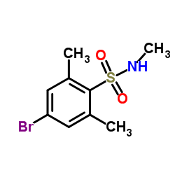 4-Bromo-N,2,6-trimethylbenzenesulfonamide结构式