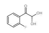 2-FLUOROPHENYLGLYOXAL HYDRATE Structure