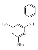 2,4,6-Pyrimidinetriamine,N4-phenyl-结构式