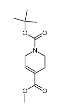 1-tert-Butyl 4-methyl 5,6-dihydropyridine-1,4(2H)-dicarboxylate Structure