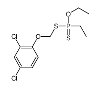 Ethyldithiophosphonic acid S-[(2,4-dichlorophenoxy)methyl]=O-ethyl ester结构式