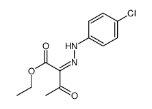 Butanoic acid, 2-[2-(4-chlorophenyl)hydrazinylidene]-3-oxo-, ethyl ester structure