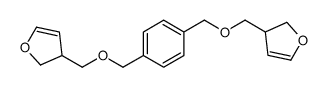 3-[[4-(2,3-dihydrofuran-3-ylmethoxymethyl)phenyl]methoxymethyl]-2,3-dihydrofuran Structure