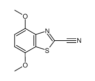 2-Benzothiazolecarbonitrile,4,7-dimethoxy-(9CI)结构式