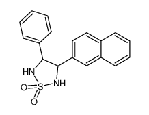 3-(naphthalen-2-yl)-4-phenyl-1,2,5-thiadiazolidine 1,1-dioxide Structure
