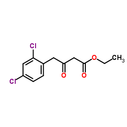 Ethyl 4-(2,4-dichlorophenyl)-3-oxobutanoate Structure