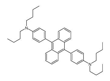 N,N-dibutyl-4-[10-[4-(dibutylamino)phenyl]anthracen-9-yl]aniline Structure
