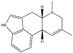 (5α)-8,9-Didehydro-6,8-dimethylergoline结构式