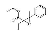 ethyl alpha-ethyl-beta-methyl-beta-phenyl glycidate Structure
