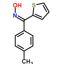 (Z)-N-Hydroxy-1-(4-methylphenyl)-1-(2-thienyl)methanimine结构式