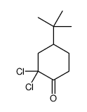 4-tert-butyl-2,2-dichlorocyclohexan-1-one结构式