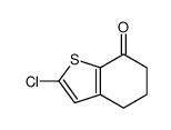 2-chloro-5,6-dihydro-4H-1-benzothiophen-7-one结构式