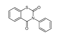 3-phenyl-benzo[e][1,3]thiazine-2,4-dione结构式