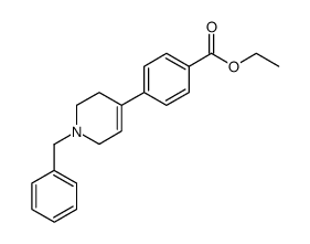 ethyl 4-(1-benzyl-1,2,5,6-tetrahydropyridin-4-yl)benzoate Structure