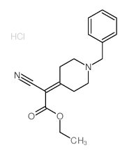 ethyl 2-(1-benzyl-4-piperidylidene)-2-cyano-acetate structure