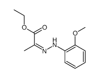 ethyl 2-(2-methoxyphenylhydrazono)propionate Structure