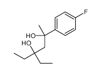 4-Ethyl-2-(p-fluorophenyl)-2,4-hexanediol structure