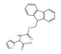 Fmoc-DL-(2-噻吩基)甘氨酸结构式