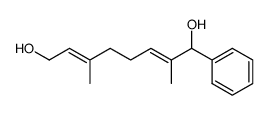 1,8-dihydroxy-2,6-dimethyl-1-phenyl-2(E),6(E)-octadiene结构式