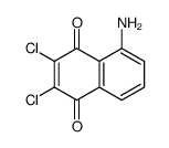 5-amino-2,3-dichloronaphthalene-1,4-dione Structure