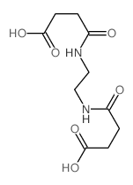 Butanoic acid,4,4'-(1,2-ethanediyldiimino)bis[4-oxo- structure